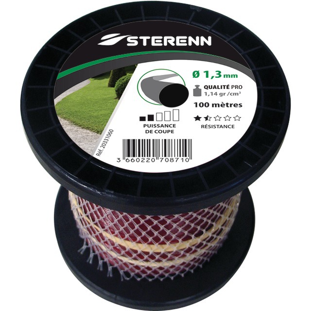 FIL de Debroussailleuse Rond Sterenn Ø1,3MM 100M référence fournisseur 20331060
